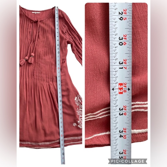 Tularosa Embroidered Boho Dress Women Size Medium - Picture 14 of 16